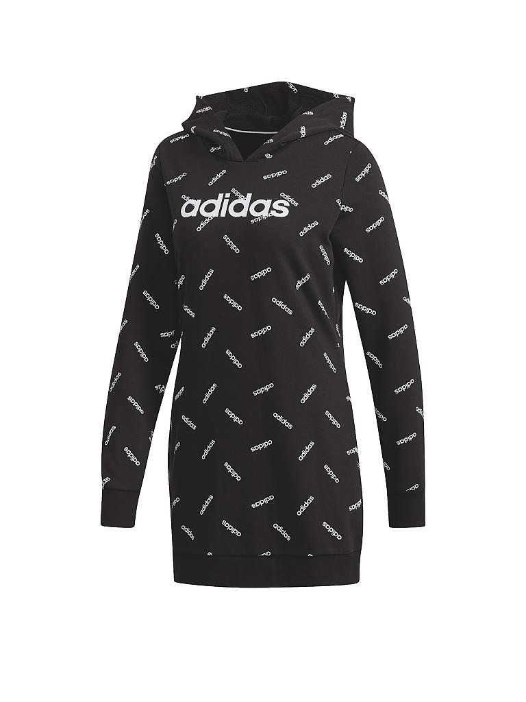 ADIDAS Damen Long Hoodie Graphic schwarz